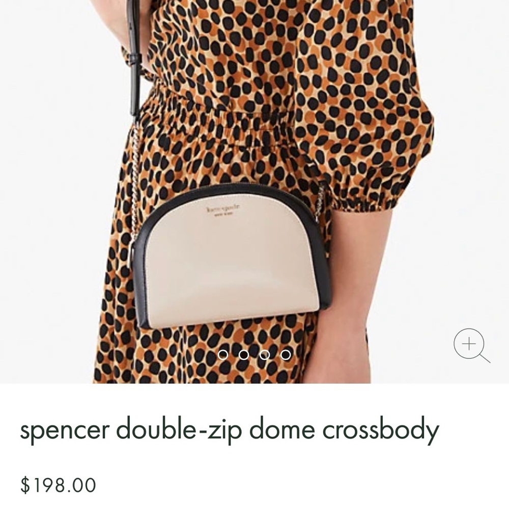 Kate Spade Spencer Double-Zip Dome Crossbody Bag